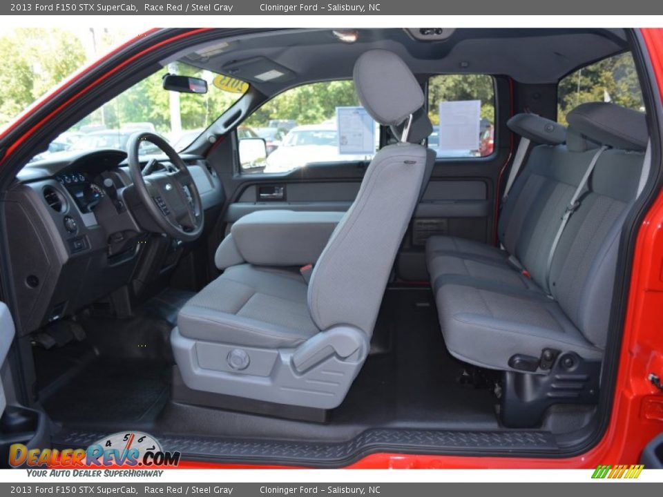 2013 Ford F150 STX SuperCab Race Red / Steel Gray Photo #14