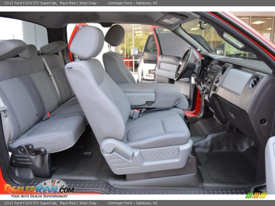 2013 Ford F150 STX SuperCab Race Red / Steel Gray Photo #15