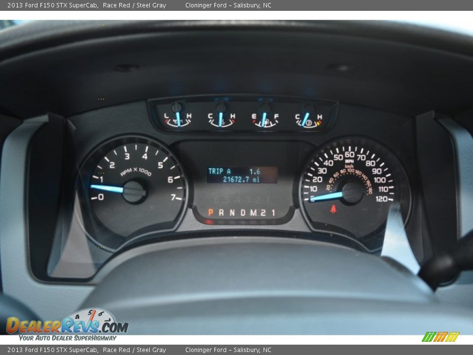 2013 Ford F150 STX SuperCab Race Red / Steel Gray Photo #17