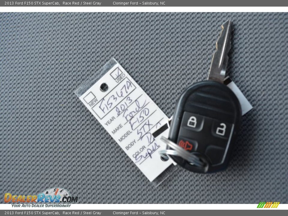 2013 Ford F150 STX SuperCab Race Red / Steel Gray Photo #21