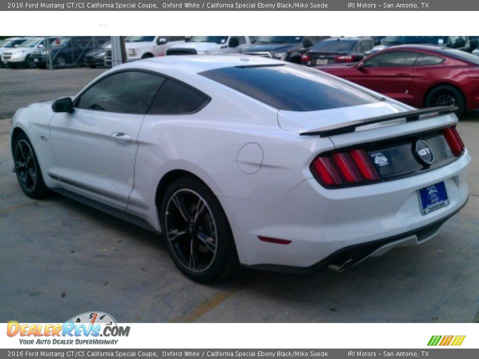2016 Ford Mustang GT/CS California Special Coupe Oxford White / California Special Ebony Black/Miko Suede Photo #10