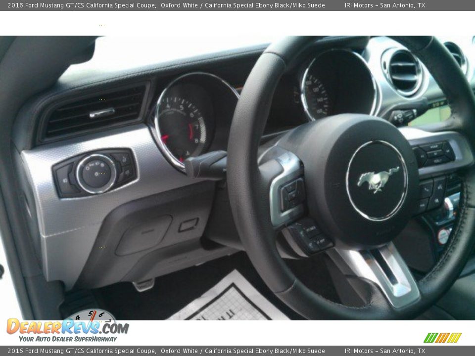 2016 Ford Mustang GT/CS California Special Coupe Steering Wheel Photo #27