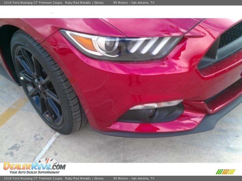 2016 Ford Mustang GT Premium Coupe Ruby Red Metallic / Ebony Photo #5