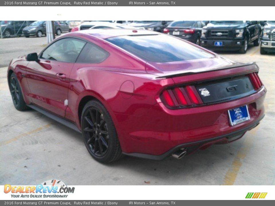 2016 Ford Mustang GT Premium Coupe Ruby Red Metallic / Ebony Photo #12
