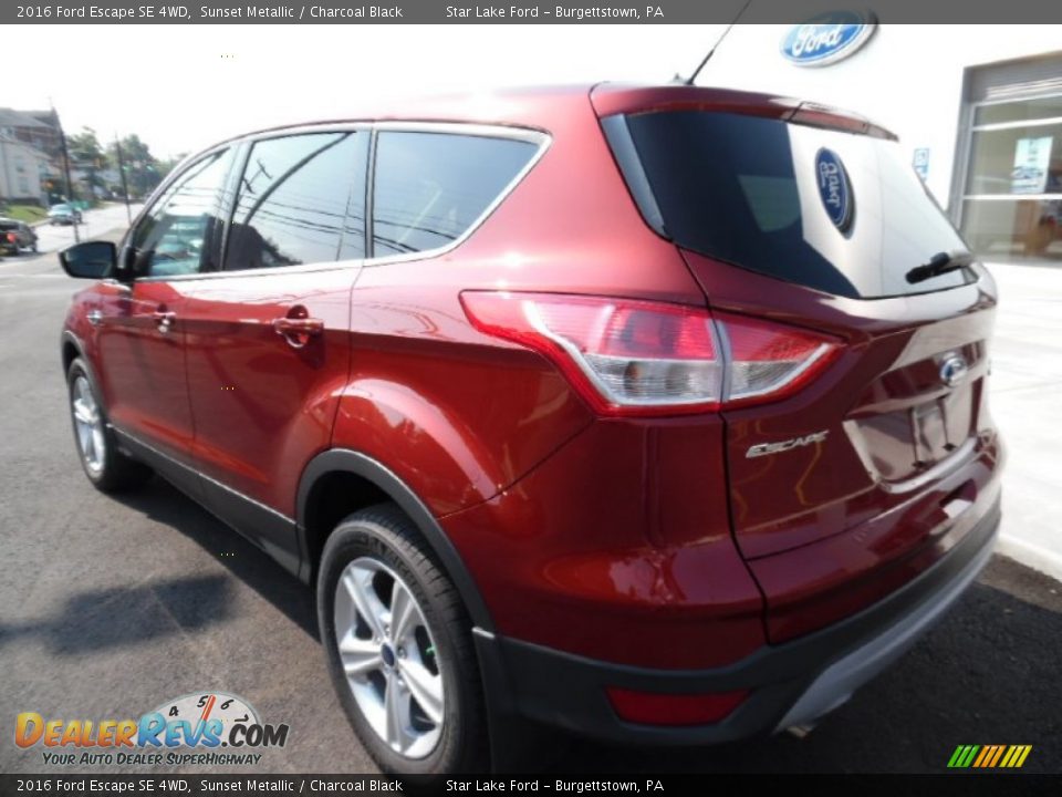 2016 Ford Escape SE 4WD Sunset Metallic / Charcoal Black Photo #9