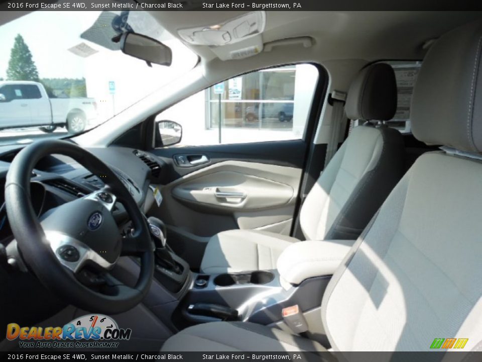 2016 Ford Escape SE 4WD Sunset Metallic / Charcoal Black Photo #11