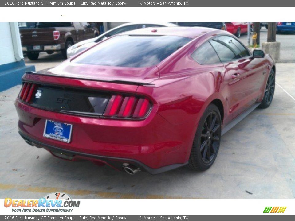 2016 Ford Mustang GT Premium Coupe Ruby Red Metallic / Ebony Photo #16
