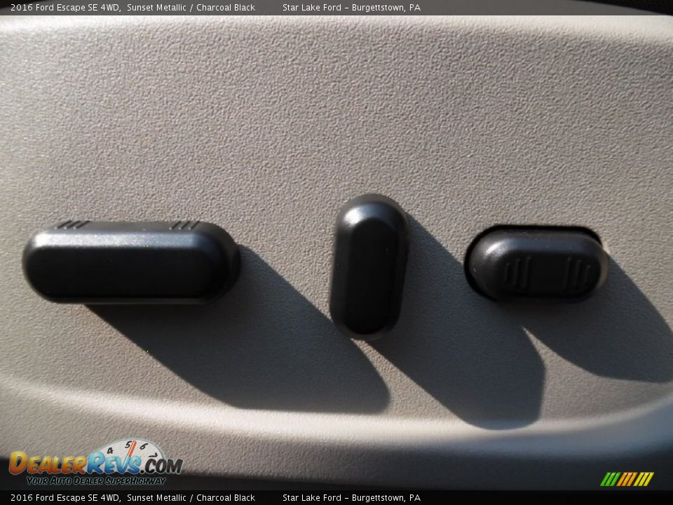 2016 Ford Escape SE 4WD Sunset Metallic / Charcoal Black Photo #16