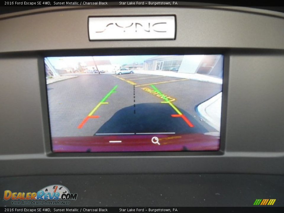 2016 Ford Escape SE 4WD Sunset Metallic / Charcoal Black Photo #18