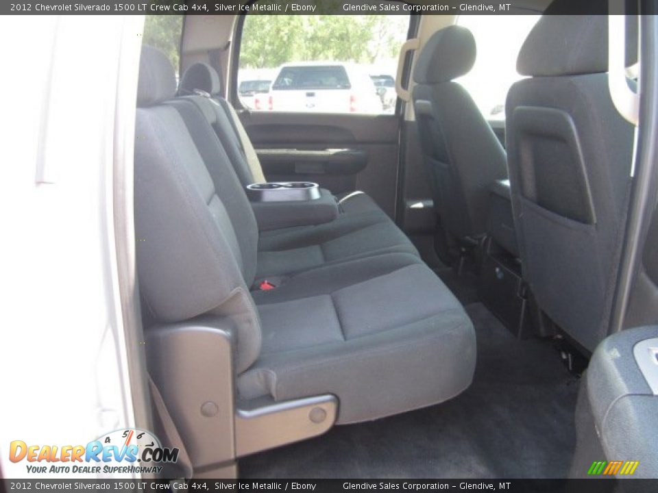 2012 Chevrolet Silverado 1500 LT Crew Cab 4x4 Silver Ice Metallic / Ebony Photo #19