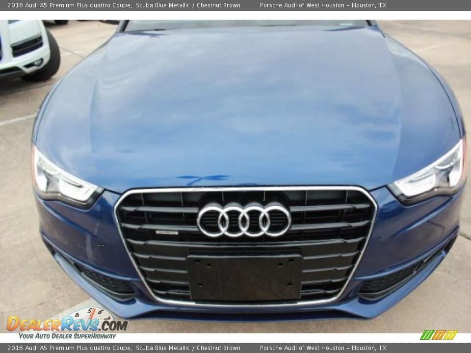 2016 Audi A5 Premium Plus quattro Coupe Scuba Blue Metallic / Chestnut Brown Photo #2
