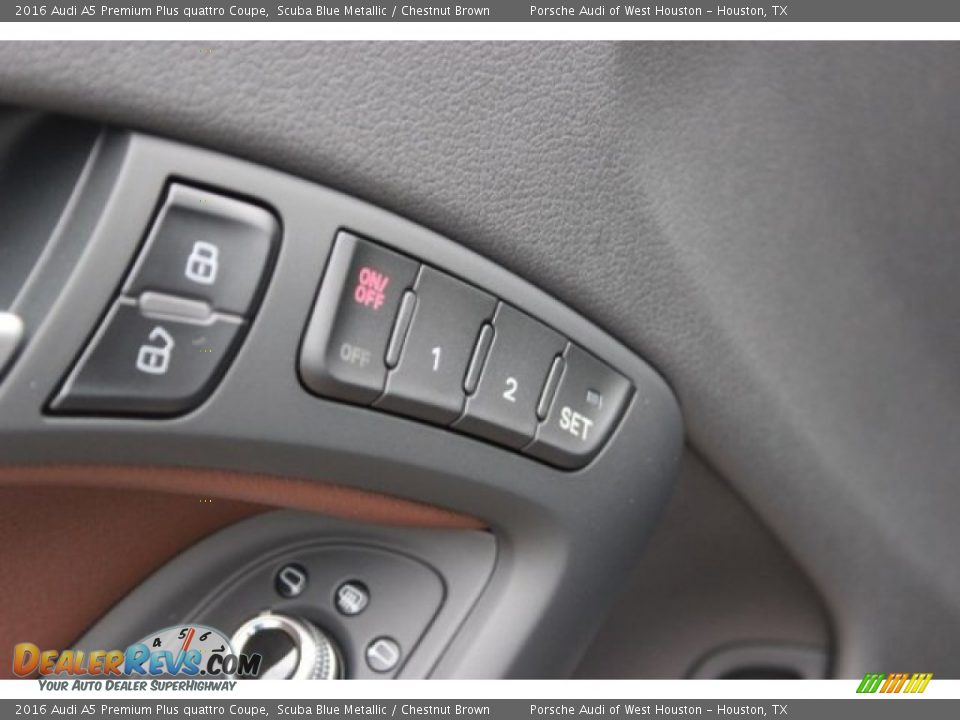 2016 Audi A5 Premium Plus quattro Coupe Scuba Blue Metallic / Chestnut Brown Photo #12