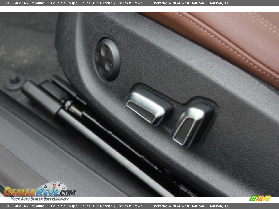 2016 Audi A5 Premium Plus quattro Coupe Scuba Blue Metallic / Chestnut Brown Photo #14