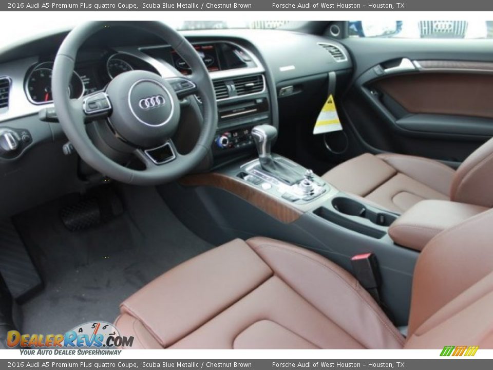 Chestnut Brown Interior - 2016 Audi A5 Premium Plus quattro Coupe Photo #15
