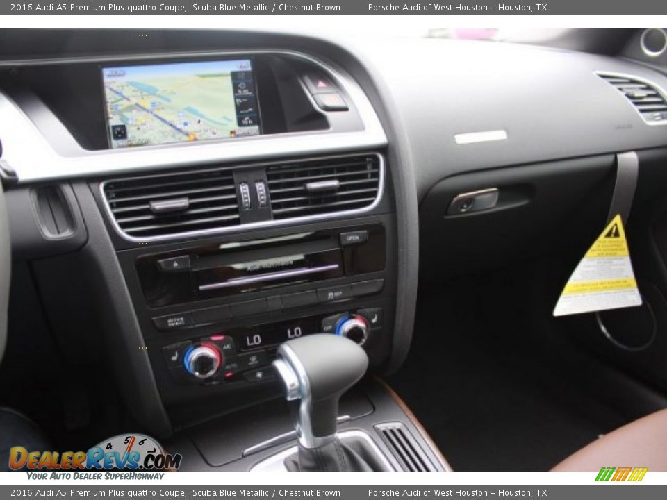 2016 Audi A5 Premium Plus quattro Coupe Scuba Blue Metallic / Chestnut Brown Photo #17