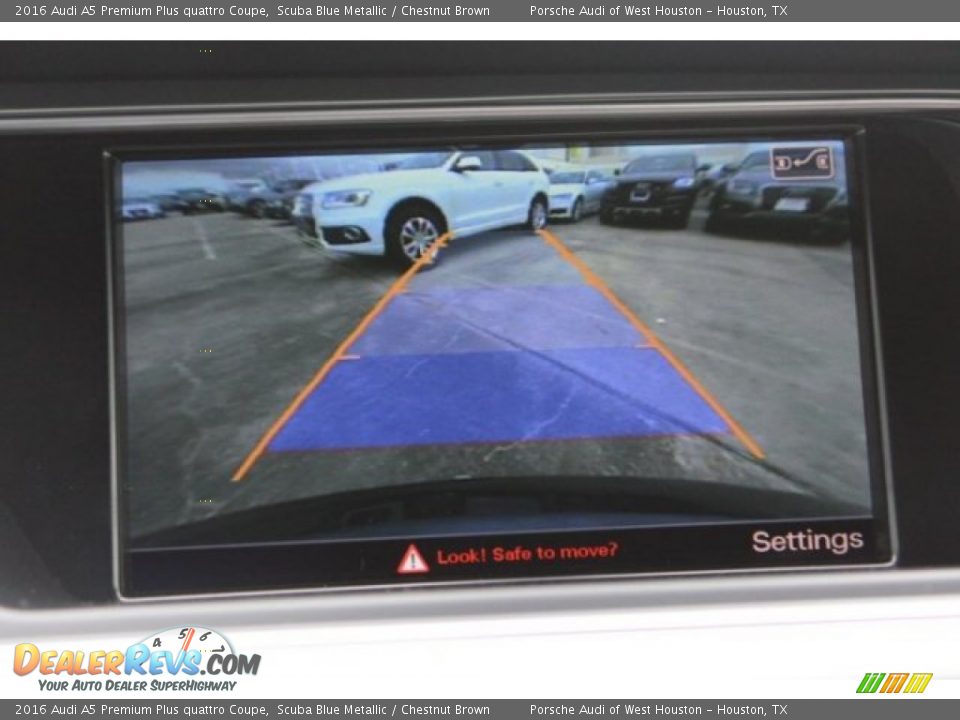 2016 Audi A5 Premium Plus quattro Coupe Scuba Blue Metallic / Chestnut Brown Photo #23