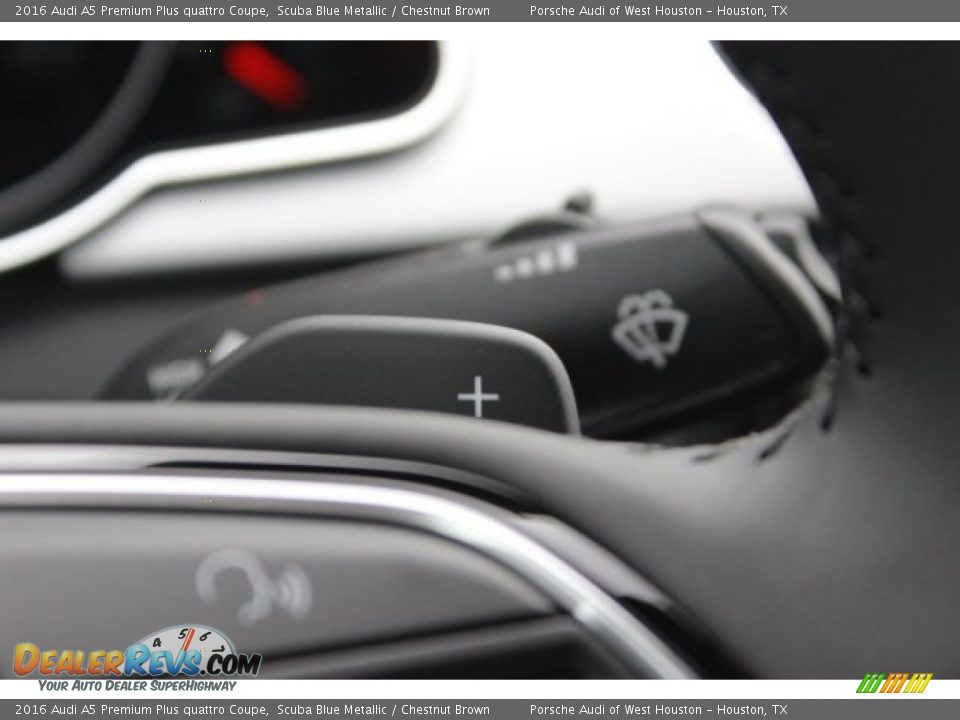 2016 Audi A5 Premium Plus quattro Coupe Scuba Blue Metallic / Chestnut Brown Photo #31