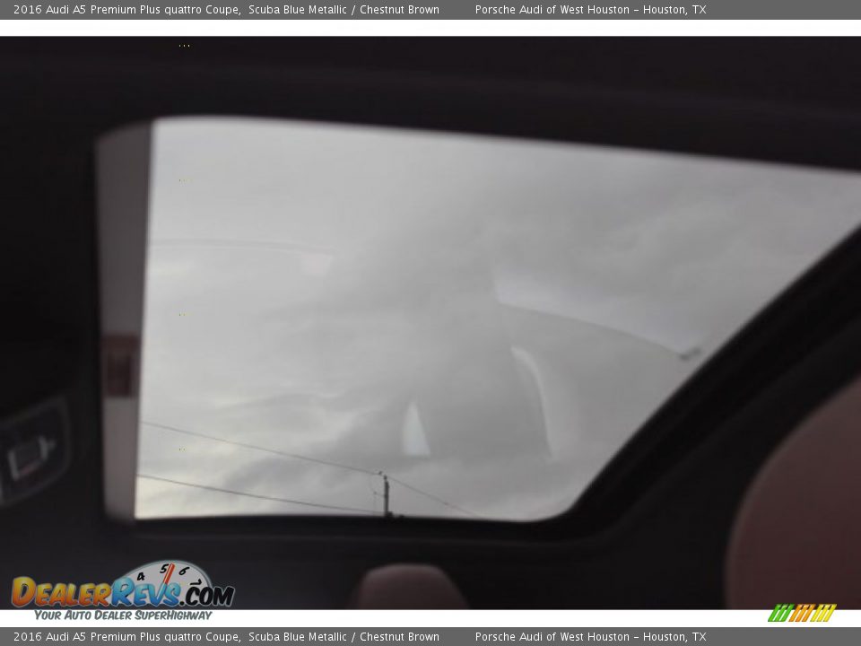 2016 Audi A5 Premium Plus quattro Coupe Scuba Blue Metallic / Chestnut Brown Photo #33