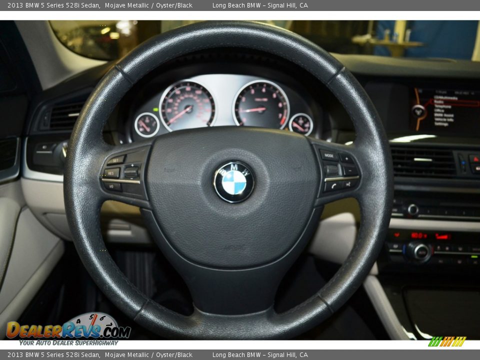 2013 BMW 5 Series 528i Sedan Mojave Metallic / Oyster/Black Photo #25