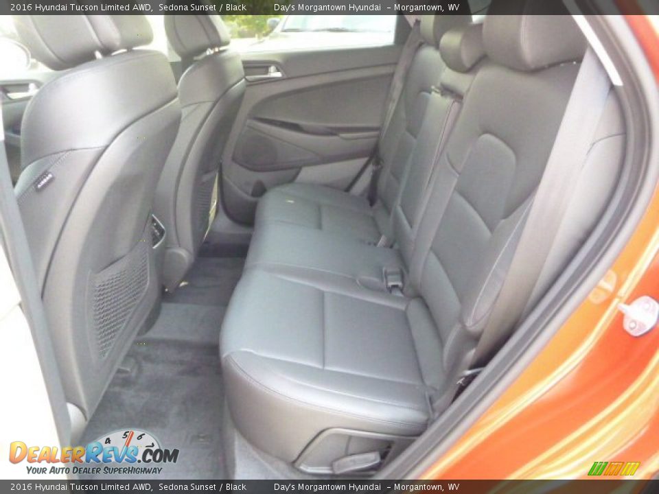 Rear Seat of 2016 Hyundai Tucson Limited AWD Photo #7