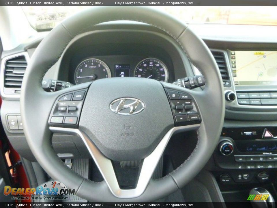 2016 Hyundai Tucson Limited AWD Steering Wheel Photo #15