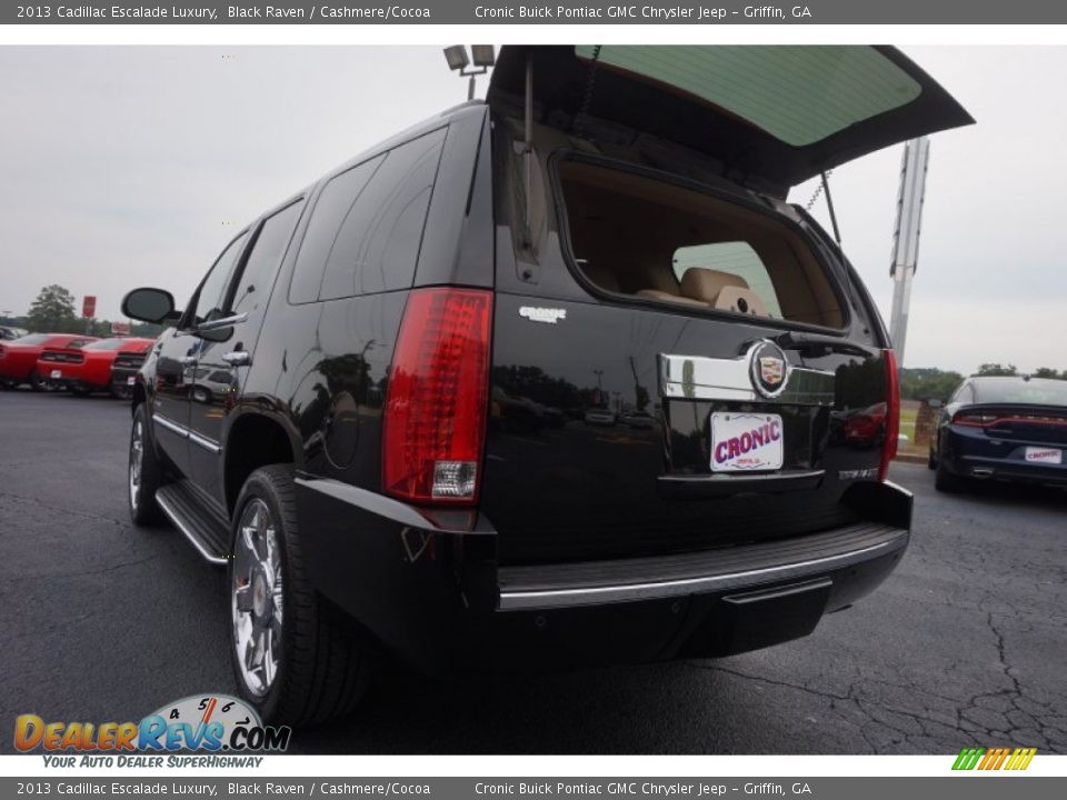 2013 Cadillac Escalade Luxury Black Raven / Cashmere/Cocoa Photo #15