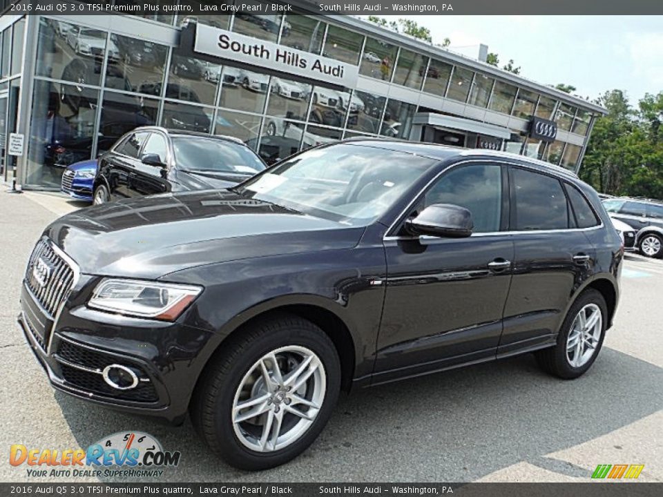 2016 Audi Q5 3.0 TFSI Premium Plus quattro Lava Gray Pearl / Black Photo #1