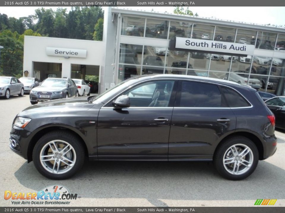 2016 Audi Q5 3.0 TFSI Premium Plus quattro Lava Gray Pearl / Black Photo #2