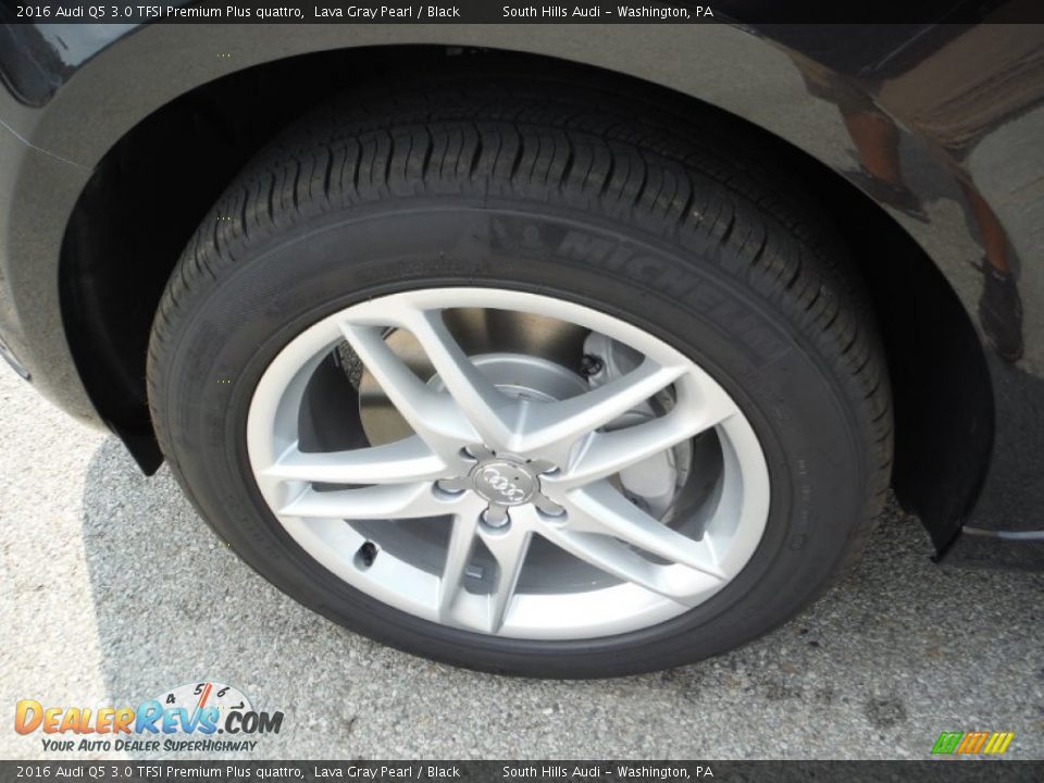 2016 Audi Q5 3.0 TFSI Premium Plus quattro Lava Gray Pearl / Black Photo #5