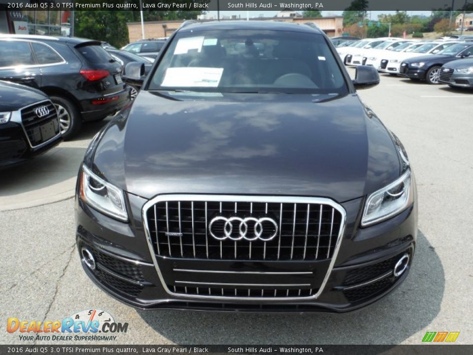2016 Audi Q5 3.0 TFSI Premium Plus quattro Lava Gray Pearl / Black Photo #7