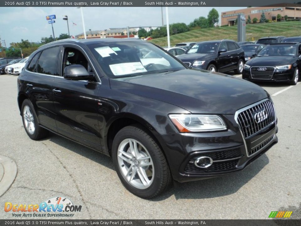 2016 Audi Q5 3.0 TFSI Premium Plus quattro Lava Gray Pearl / Black Photo #9
