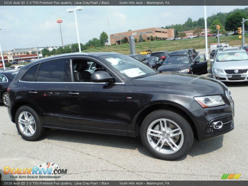 2016 Audi Q5 3.0 TFSI Premium Plus quattro Lava Gray Pearl / Black Photo #10
