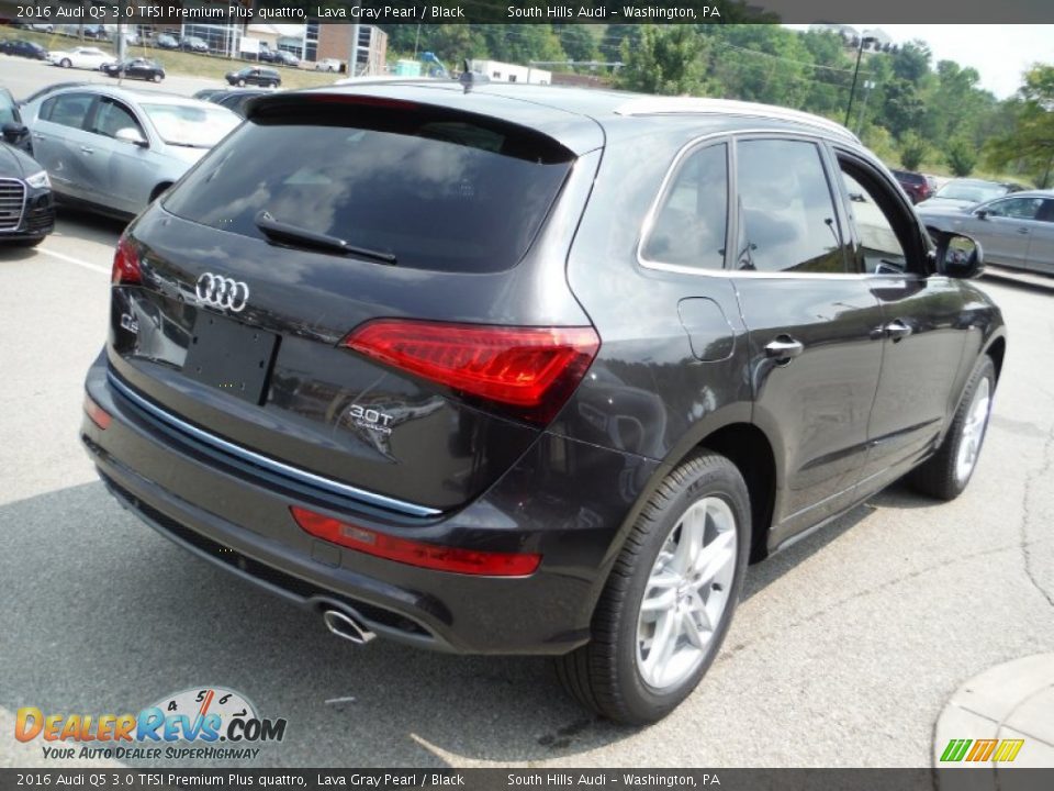 2016 Audi Q5 3.0 TFSI Premium Plus quattro Lava Gray Pearl / Black Photo #13