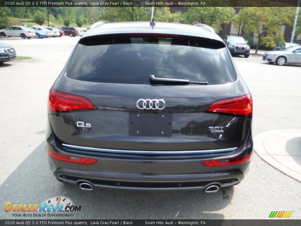 2016 Audi Q5 3.0 TFSI Premium Plus quattro Lava Gray Pearl / Black Photo #14