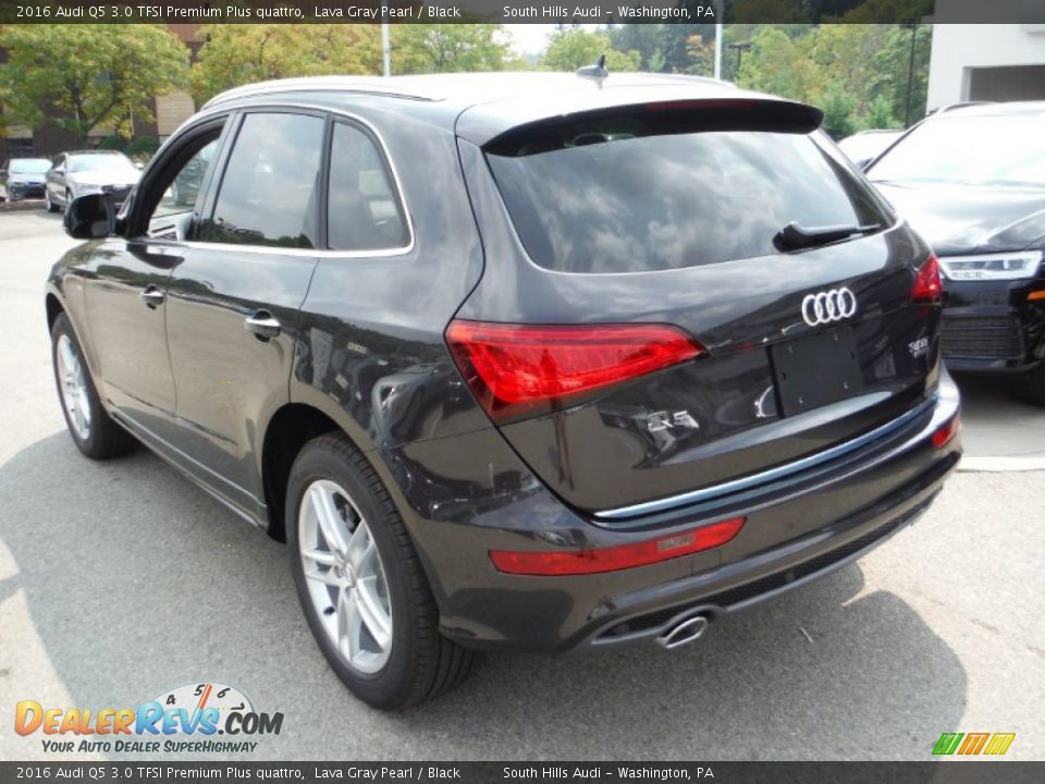 2016 Audi Q5 3.0 TFSI Premium Plus quattro Lava Gray Pearl / Black Photo #15
