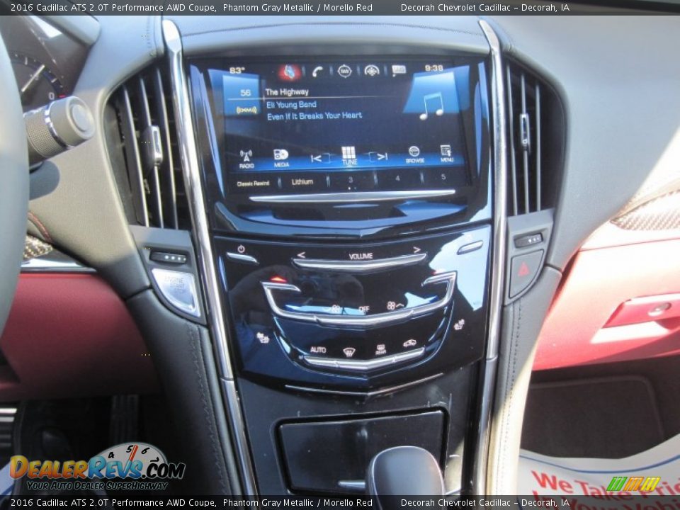 Controls of 2016 Cadillac ATS 2.0T Performance AWD Coupe Photo #34