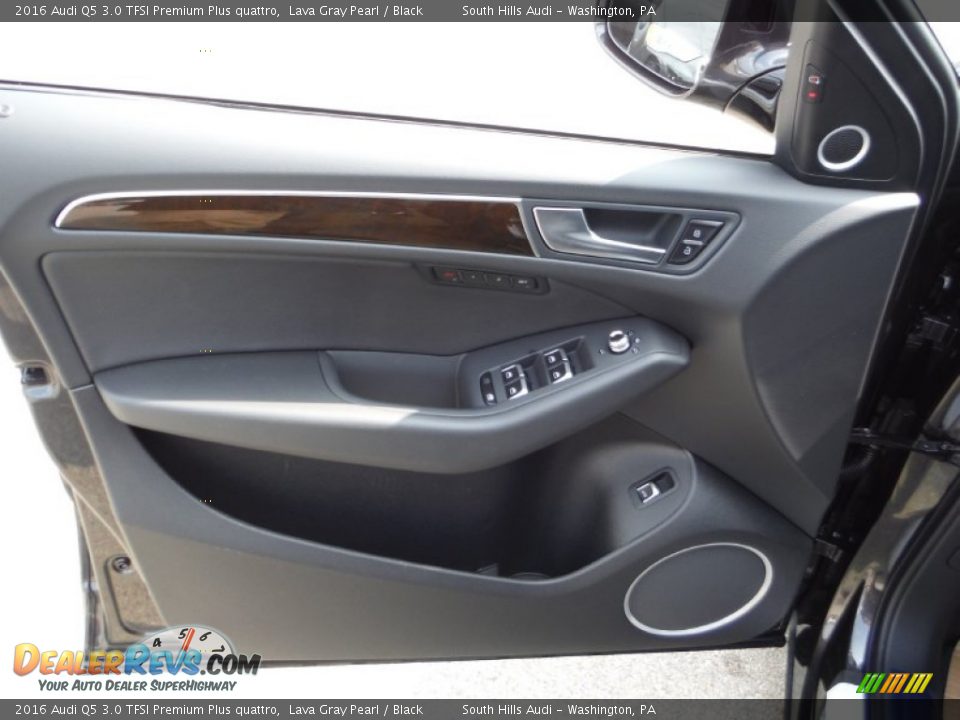 2016 Audi Q5 3.0 TFSI Premium Plus quattro Lava Gray Pearl / Black Photo #21