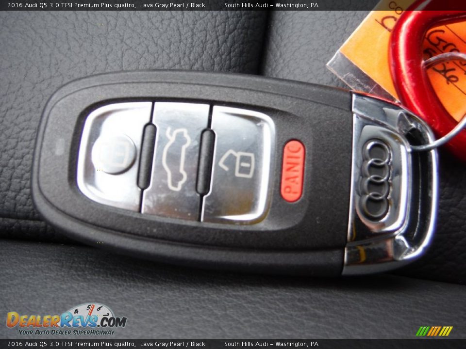 2016 Audi Q5 3.0 TFSI Premium Plus quattro Lava Gray Pearl / Black Photo #28