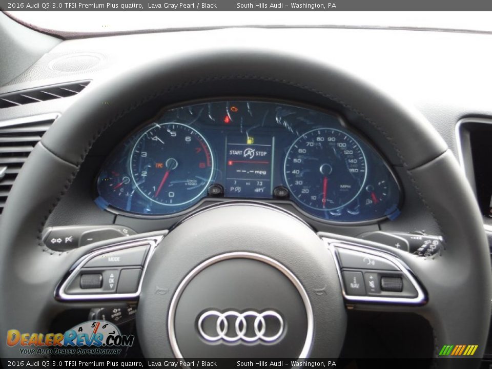 2016 Audi Q5 3.0 TFSI Premium Plus quattro Lava Gray Pearl / Black Photo #29