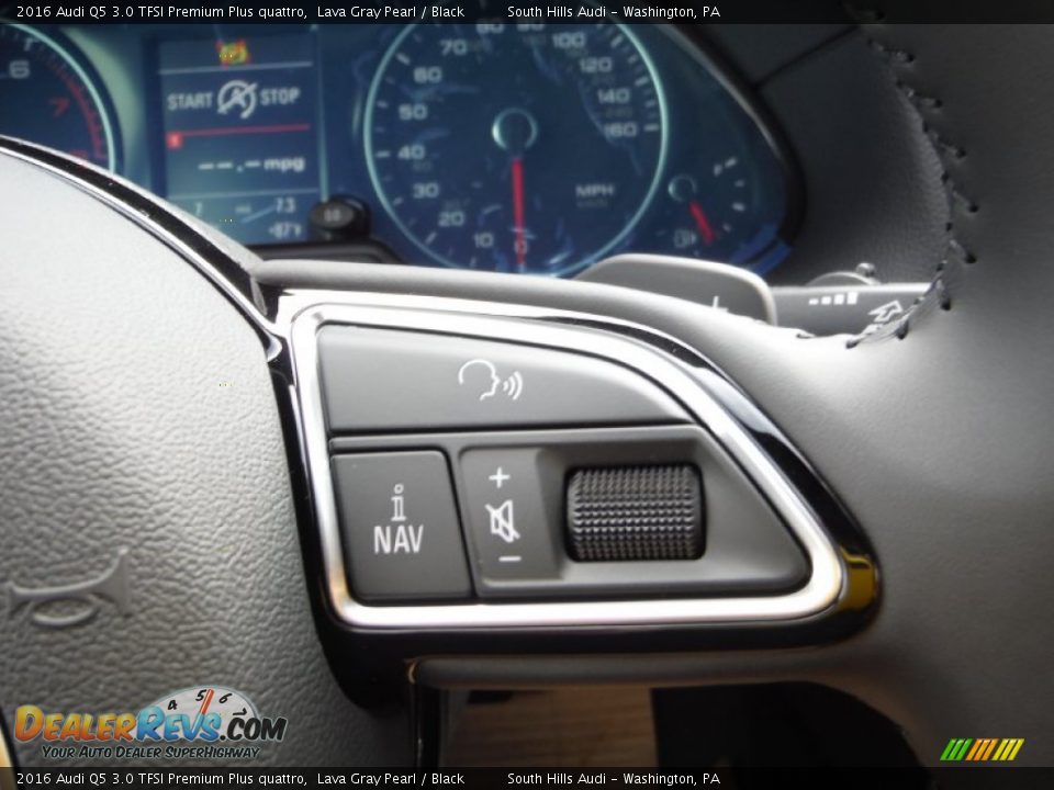 2016 Audi Q5 3.0 TFSI Premium Plus quattro Lava Gray Pearl / Black Photo #31