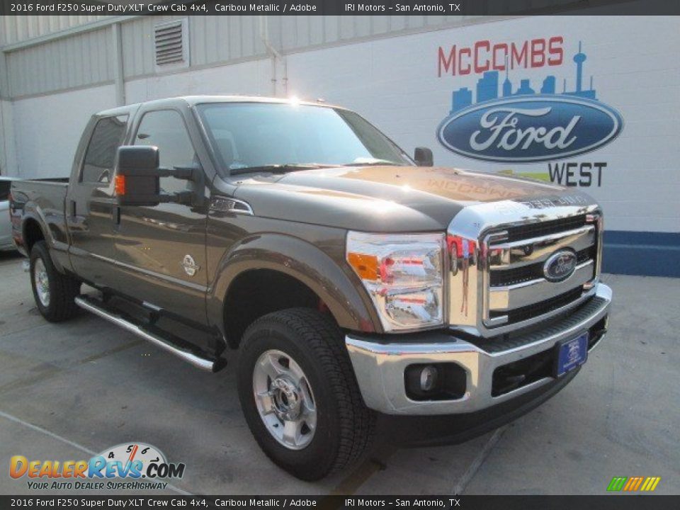 2016 Ford F250 Super Duty XLT Crew Cab 4x4 Caribou Metallic / Adobe Photo #1