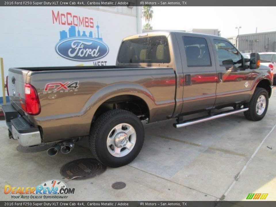 2016 Ford F250 Super Duty XLT Crew Cab 4x4 Caribou Metallic / Adobe Photo #4