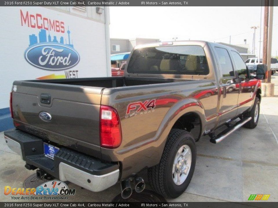 2016 Ford F250 Super Duty XLT Crew Cab 4x4 Caribou Metallic / Adobe Photo #5