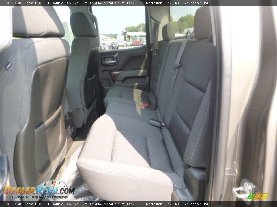 2015 GMC Sierra 1500 SLE Double Cab 4x4 Bronze Alloy Metallic / Jet Black Photo #5