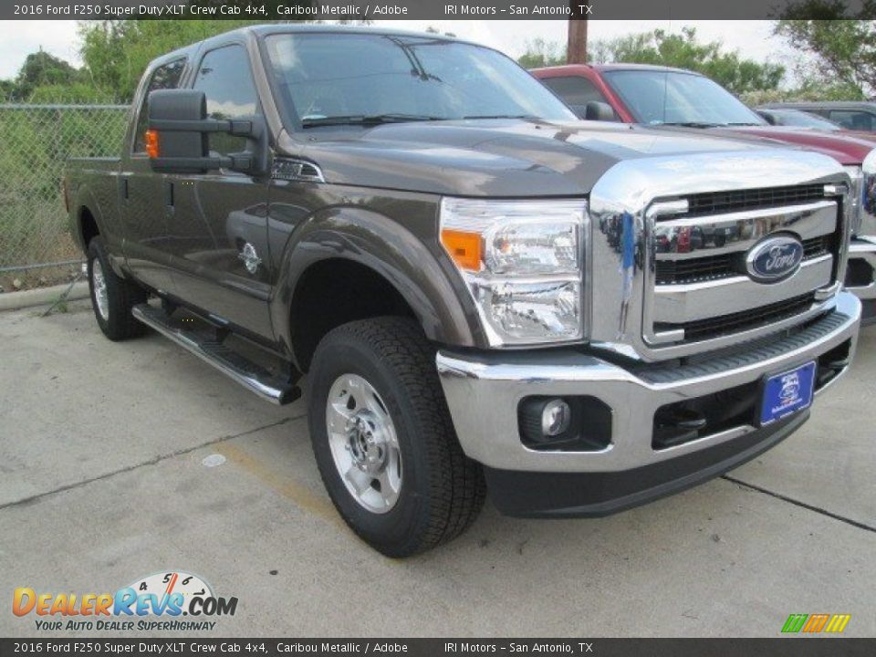 2016 Ford F250 Super Duty XLT Crew Cab 4x4 Caribou Metallic / Adobe Photo #28