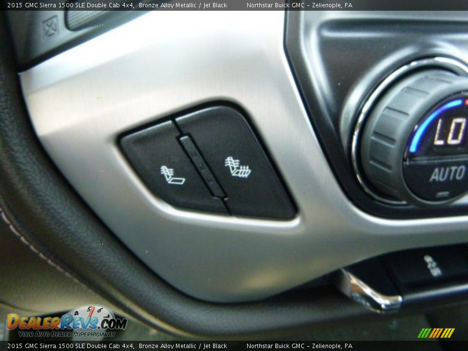 2015 GMC Sierra 1500 SLE Double Cab 4x4 Bronze Alloy Metallic / Jet Black Photo #19