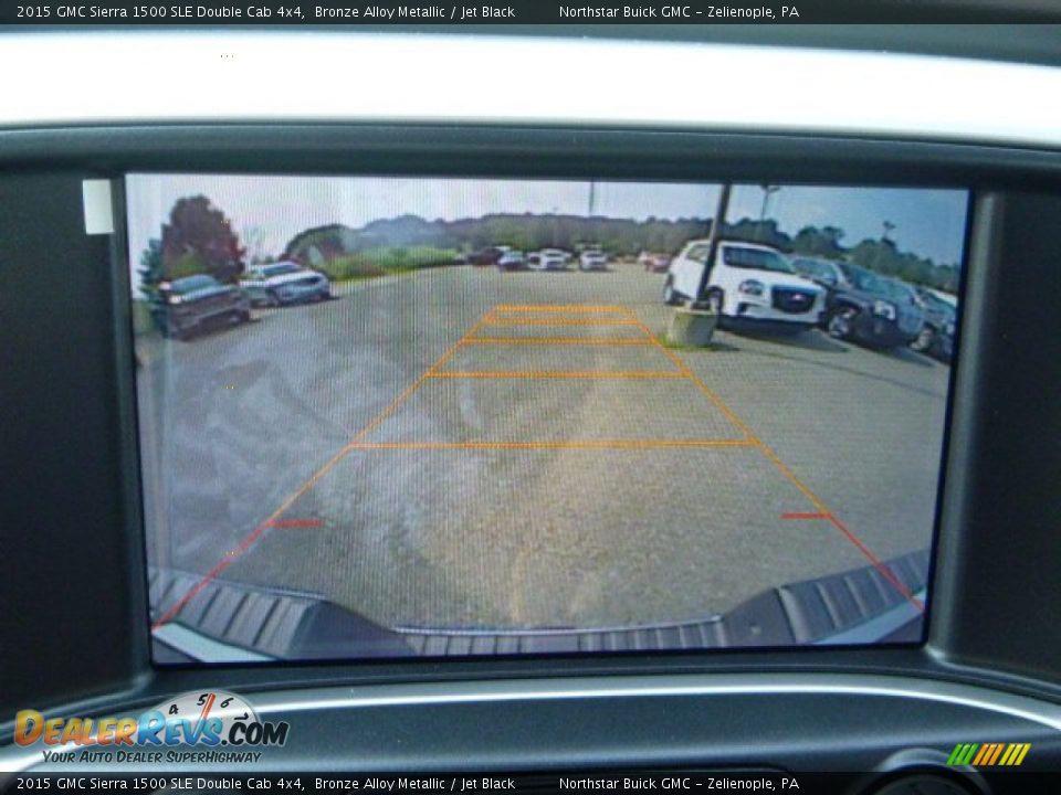 2015 GMC Sierra 1500 SLE Double Cab 4x4 Bronze Alloy Metallic / Jet Black Photo #20