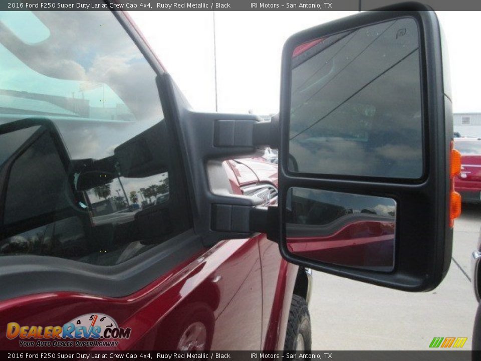 2016 Ford F250 Super Duty Lariat Crew Cab 4x4 Ruby Red Metallic / Black Photo #33