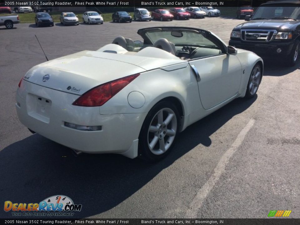 2005 Nissan 350Z Touring Roadster Pikes Peak White Pearl / Frost Photo #2