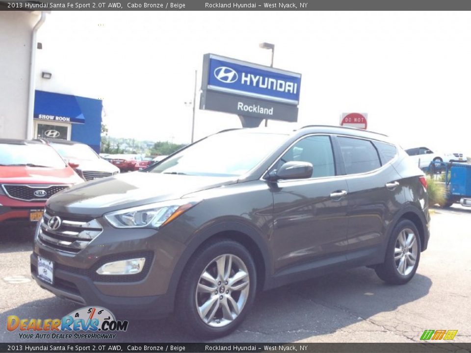 2013 Hyundai Santa Fe Sport 2.0T AWD Cabo Bronze / Beige Photo #1